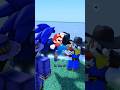 CHAD SONIC vs COWBOY MARIO 💀🔥 #roblox #comedy #funny