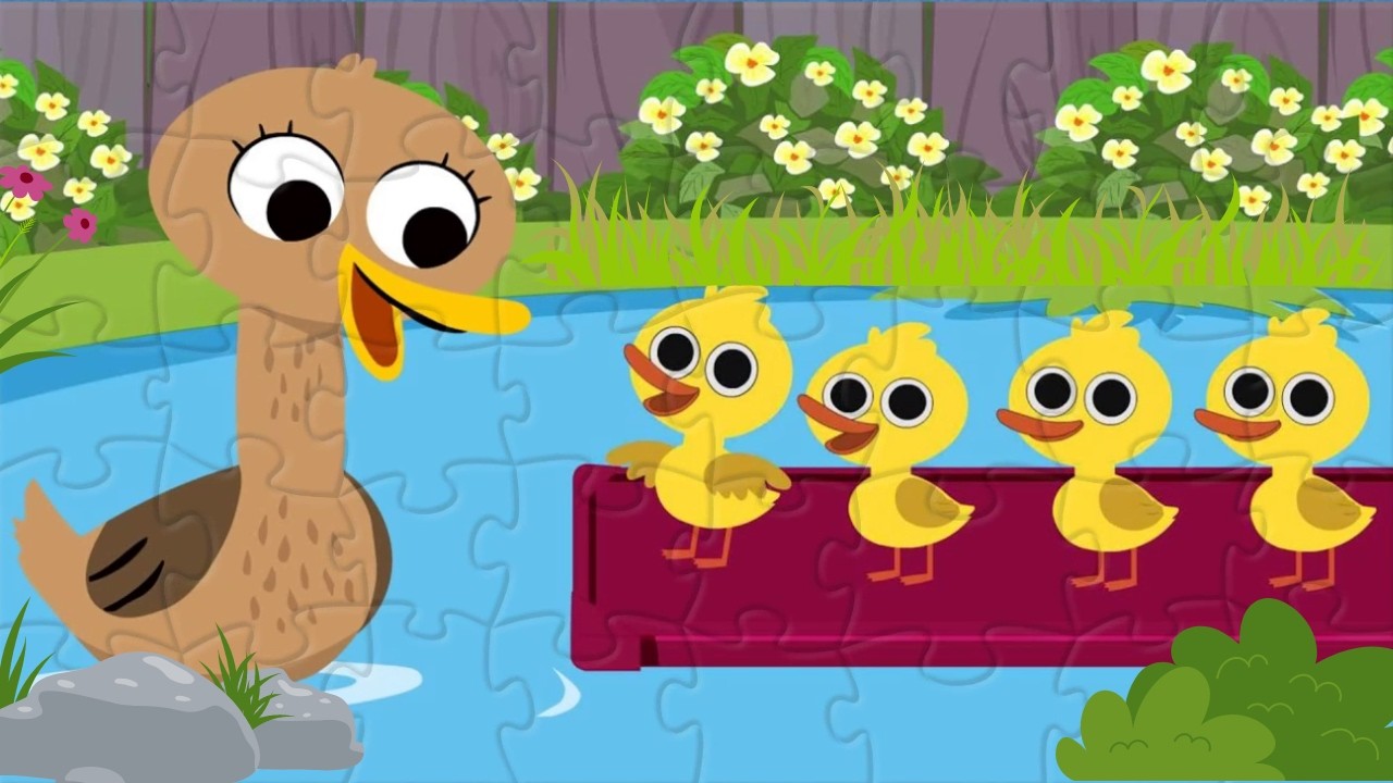 🐥Five Little Ducks 2024 - Mrs Puzzle - YouTube