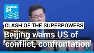 Beijing warns US 'containing or suppressing China will not make America great again' • FRANCE 24