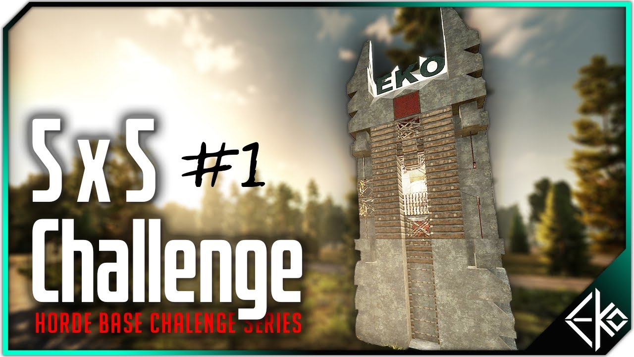 Can My 5x5 Horde Base Survive Insane 64 Zombie 560 Gamestage Glock9 Challenge 7 Days To 