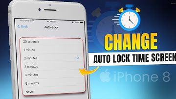 How to Change Auto Lock Time Screen Timeout on iPhone 8 Plus