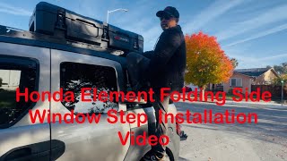 Folding Side Window Step for Honda Element 