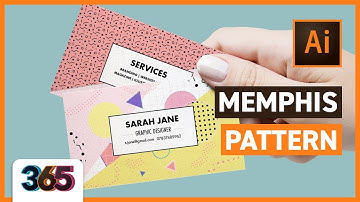 ✨ Memphis pattern | Illustrator CC Tutorial #156/365