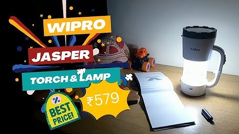 Wipro Jasper Multifunctional Torch🔦 Review: Best Emergency Light?