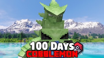 I Spent 100 DAYS in Minecraft Cobblemon.. Here
