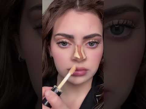 تصغير الأنف العريض بالمكياج 2022 كونتور الأنف الكبير ستوريات عرايس خطوبة حفلات عراقيه