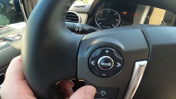 Steering Wheel Buttons Description for Land Rover Discovery IV (2010–2016) Steering Wheel Functions