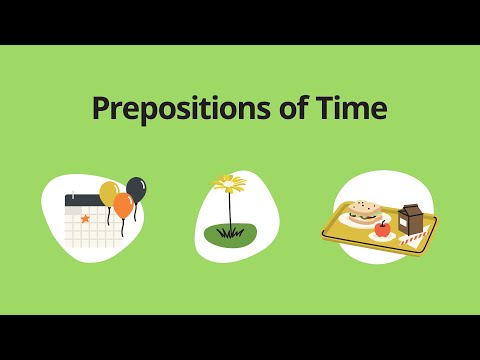 Prepositions Of Time English Grammar Lessons