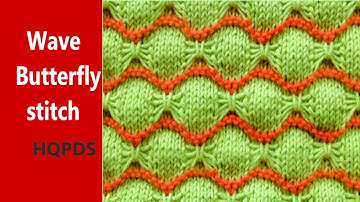 How To easy Create wave and butterfly stitch Hqpds