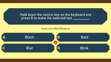 Keyboard Shortcuts Quiz - Part 1/5 | 25 Questions | Computer GK | Microsoft Windows & Google Chrome