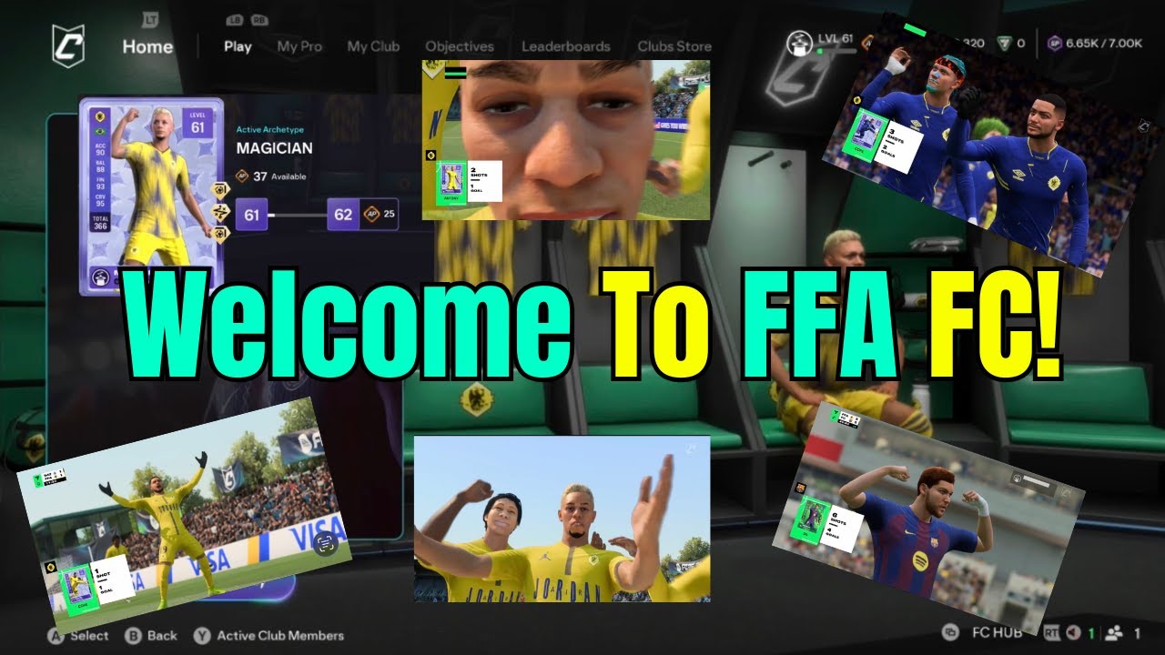 (ASMR) История нашей команды EA FC 26 Pro Clubs! | Звуки контроллера | ASMR Футбольные игры