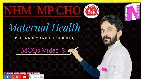 MP CHO MCQs || Maternal Health || MP CHO Important MCQs Video 3 || Raju Sir