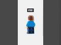 How To Make a LEGO STEVE Minifigure from Minecraft without using Steve parts! #shorts