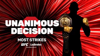 Unanimous Decision: Who has landed the most strikes in UFC history?