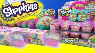 Shopkins Season 2 Blind Baskets Opening  2 5 12 packs with 4 Ultra Rares Limited Edition Hunt