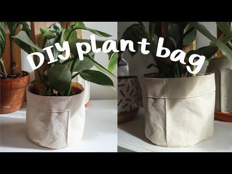 DIY Plant Bag Pot Cover