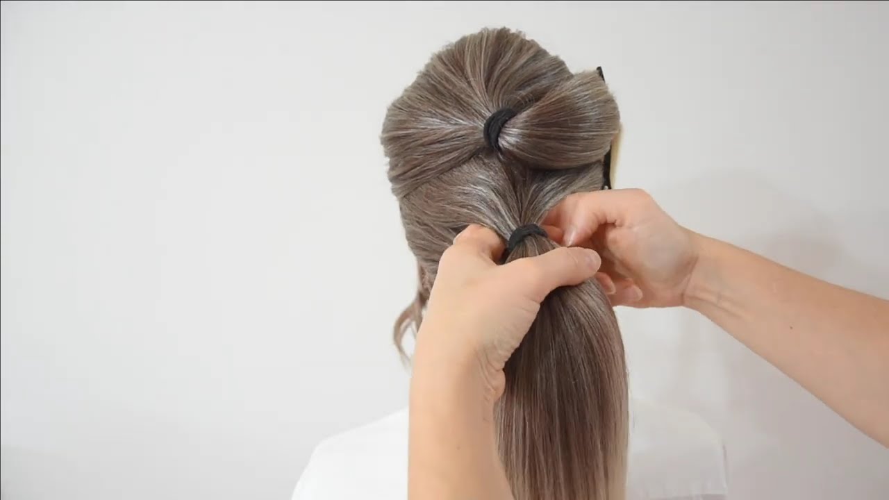 Beautiful and easy ponytail #hairstyle #shorts #viralvideo #braids #tutorial