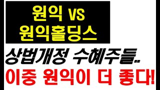 원익, 원익홀딩스, 지금은 원익이 훨씬 강할 수 밖에 없습니다