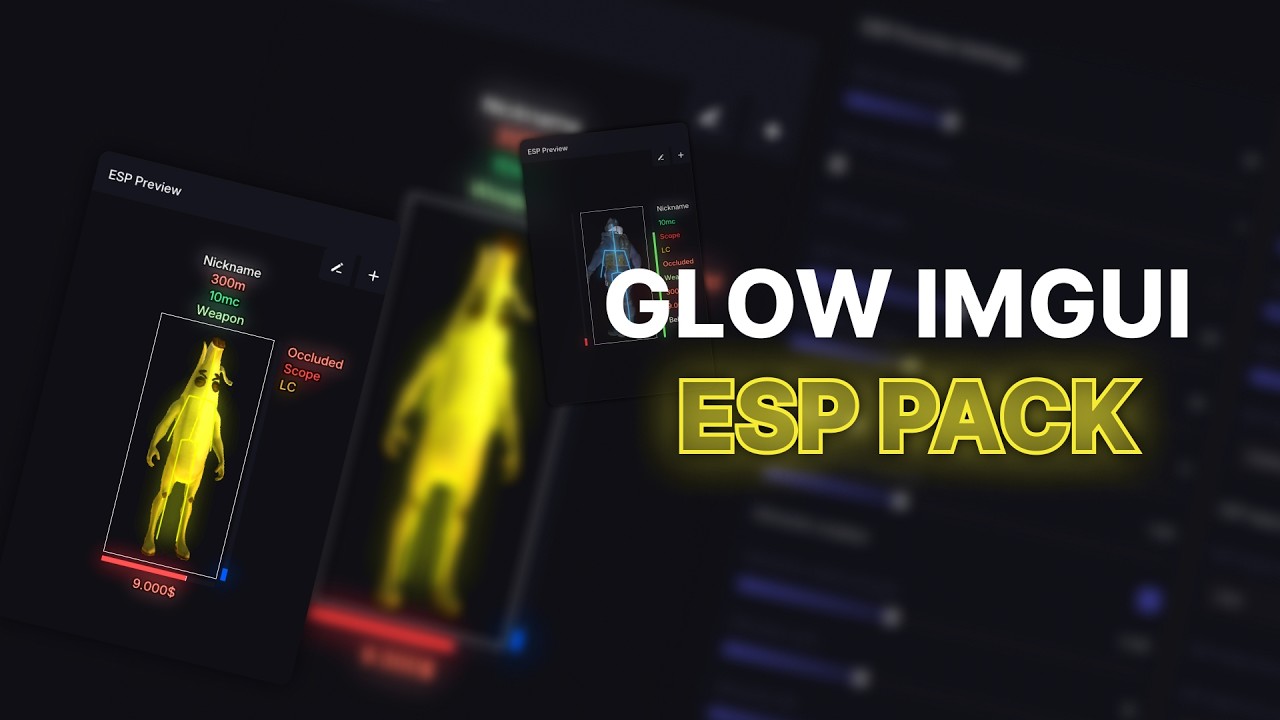 🍌 IMGUI GLOW ESP PACK - Ultimate Free Cheat Pack for C++ ImGui Projects ...