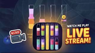 Live: Water Sort Puzzle Gameplay | Color Sorting Challenge | Zombie Gaming screenshot 2