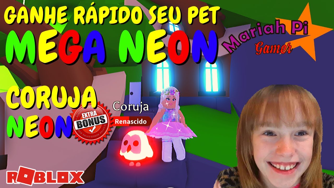 🌈 TRANSFORMAMOS 6 PETS em MEGA NEON 🌈 ATUALIZAÇÃO do ADOPT ME