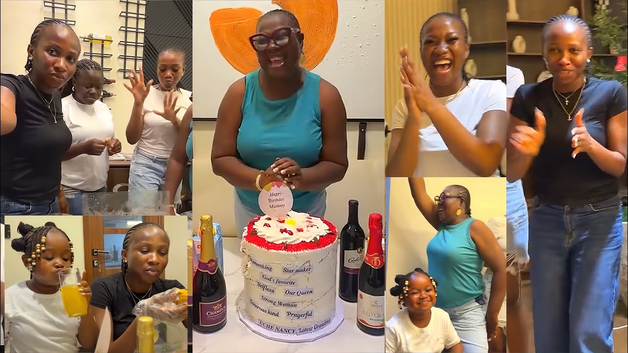 Uche Nancy Birthday Surprise, Sonia Uche, Chinenye Nnebe, Ebube Obio Celebrates As They Surprise Her