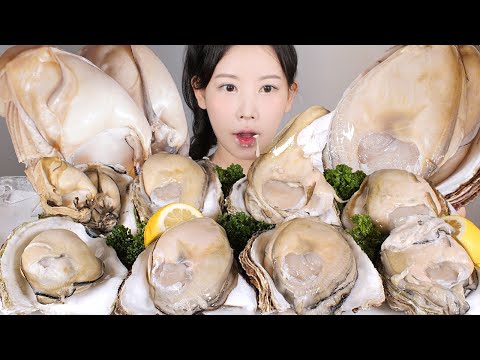 난 크림빵 대신 크림굴을 먹지🦪🤍 역대급 <strong>크림</strong> 가득 찬 바위굴 먹방 Giant Raw Oysters [eating <strong>show</strong>] mukbang korean food
