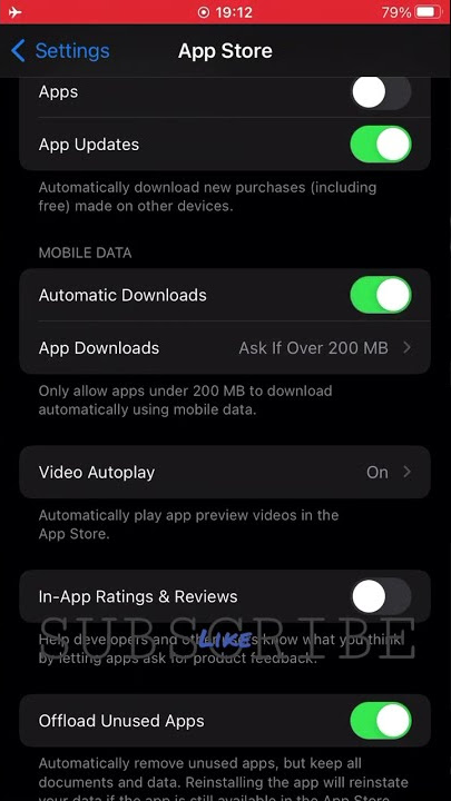 Allow downloading apps using mobile data on iPhone 📱 تنزيل التطبيقات عبر4G