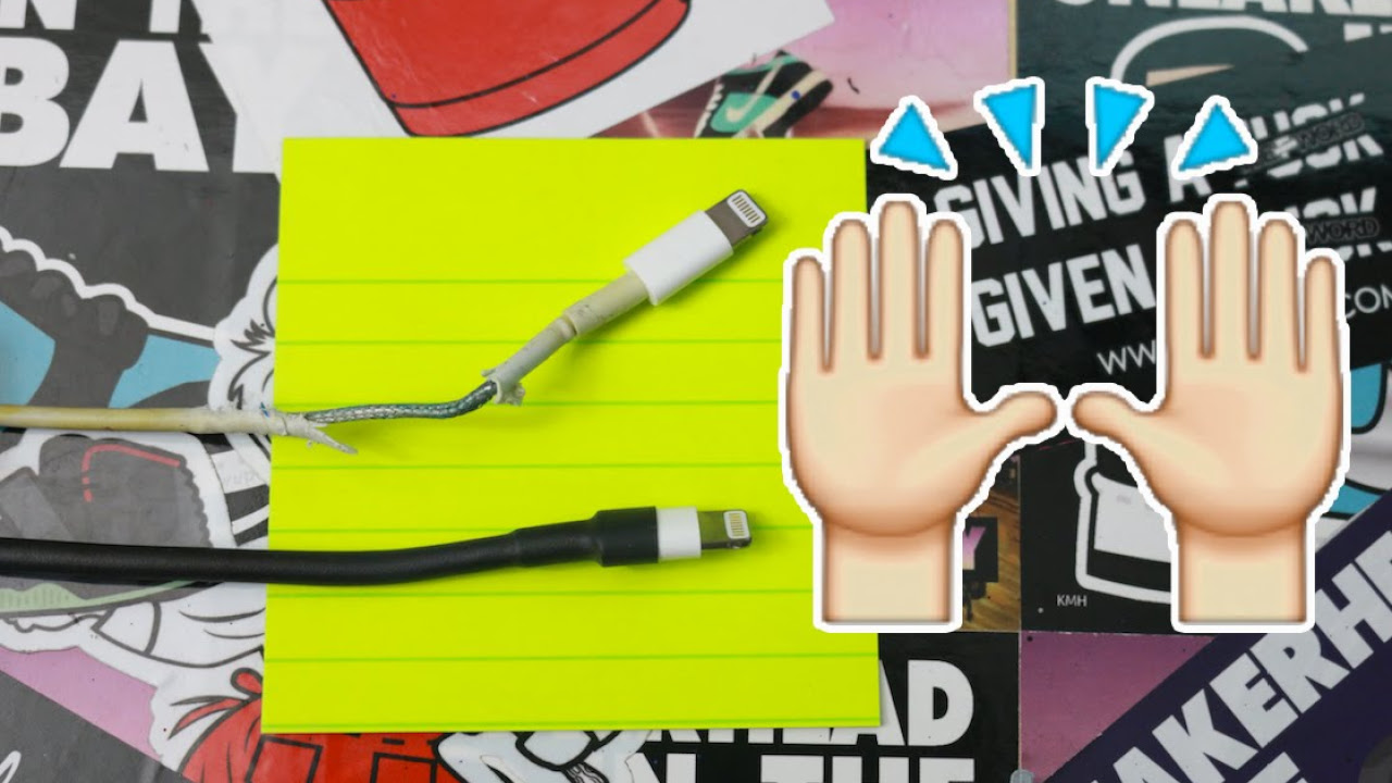 HOW TO MAKE IPHONE CHARGER CABLES LAST LONGER!!!