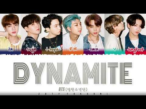 BTS (방탄소년단) - 'DYNAMITE' Lyrics [Color Coded_Eng]