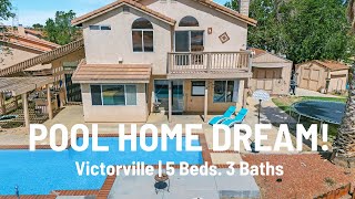 Dream Backyard! 💦 5 Bed Home in Victorville | 12929 Topaz Cir