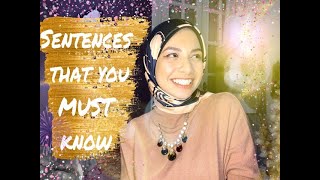 Sentences that you MUST know for daily interactions - Mastering Egyptian Arabic