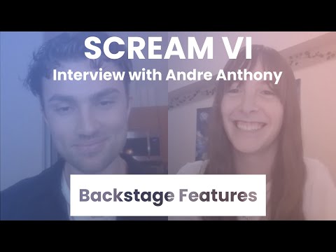Scream VI Interview with Andre Anthony | Backstage Features with Gracie Lowes