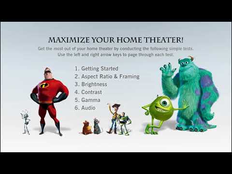 Los Cortos de Pixar Animation Studios Volumen 2 DVD Menu 2013 en inglés y español