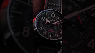 Slate Black – Spitfire Lock Chronograph | #avi8 #aviation #militaryaviation #myavi8 #watch #FYP