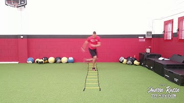 Agility Ladder Crossover with Stick