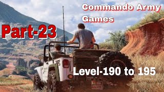 Part-23 | commando army games offline | Level 190 to 195 | #commando_army_games_offline | Mks Music screenshot 5