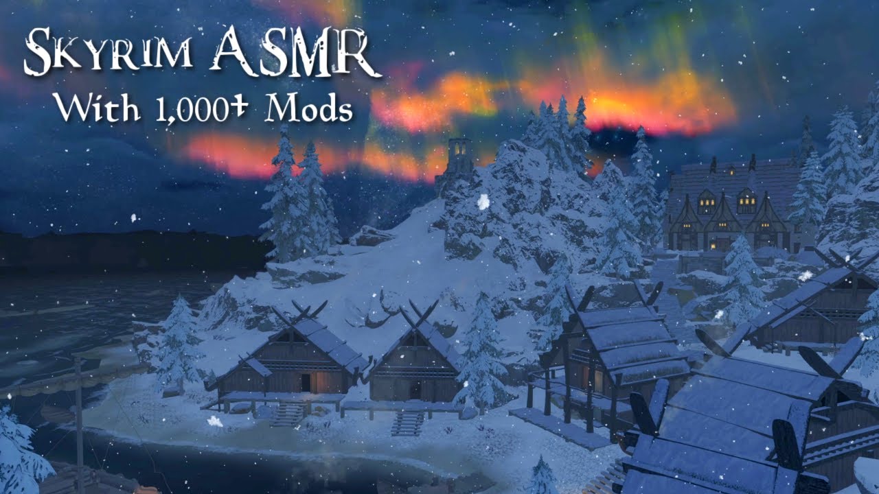 Skyrim ASMR ❄️ Walking from Whiterun to Dawnstar ❄️ Ear to Ear Whispers