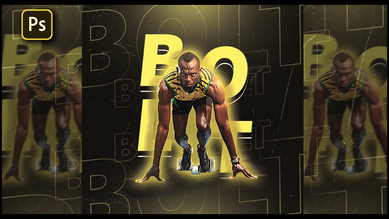How to Create Sports Poster Design in Photoshop | Photoshop Tutorial ...