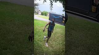 Amazon Driver Hurls Package at Home Like Its a Football