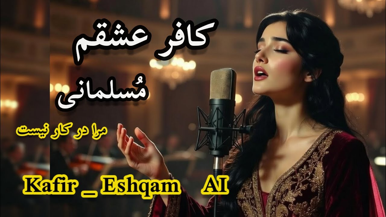 کافر عشقم مُسلمانی مرا در کار نیست _ هر رگ من تار گشته حاجت زنهار نیست _ #music # love 