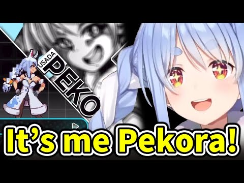Pekora gets very excited using her own character in Idol Showdown【Hololive/Eng sub】