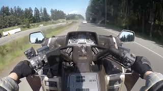 Saying goodbye to the Goldwing GL1500.  Sorry for the horrible audio 🤮