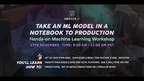 Take an AI Model in a Notebook to Production