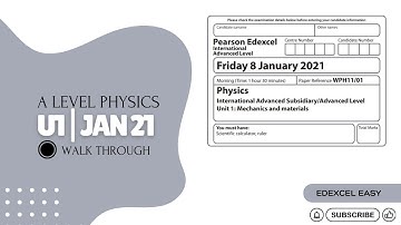 #IAL_UNIT1_PHYSICS_JAN21       WPH11/01|Jan2021|Physics-Unit:1 IAL solution video.