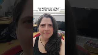 When I tell people I practice witchcraft #witchcraft #witchlife  #funnywitches #funnywitches