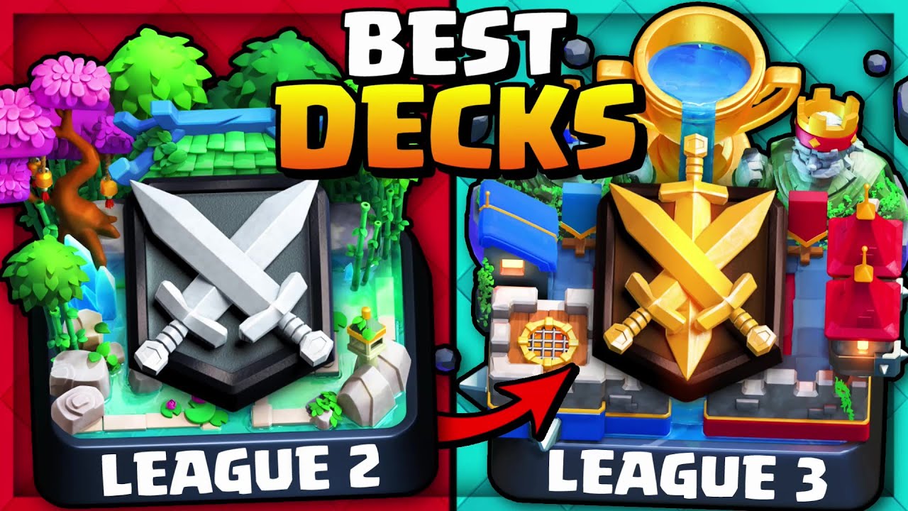 TOP 3 LEAGUE 2 DECKS! THESE DECKS = FREE WINS! 