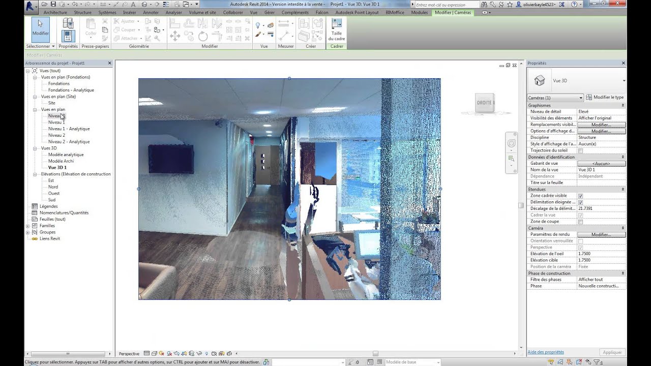 ReCap Pro Session 3 Utilisation du nuage de points dans Revit YouTube