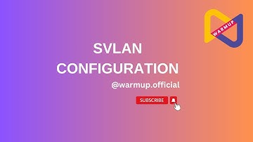SVLAN Assignment WARMUP ISP CRM