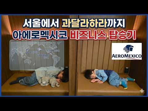 [북중미 월드컵] 서울에서 과달라하라까지 : 아에로멕시코 (AeroMexico) 비즈니스 탑승기 (260613)